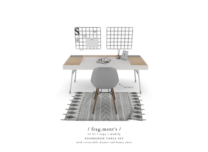 / frag.ment's / Edinburgh Table Set