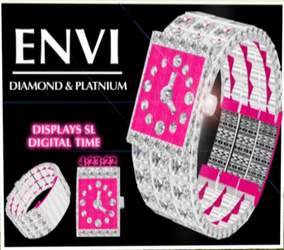 JCNY - ENVI, Womens Diamond & Platnium Watch