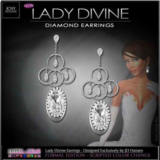 JCNY - Lady Divine, Formal Earrings Set