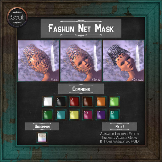 .:S:. Fashun Net Mask - Full - COM - 11