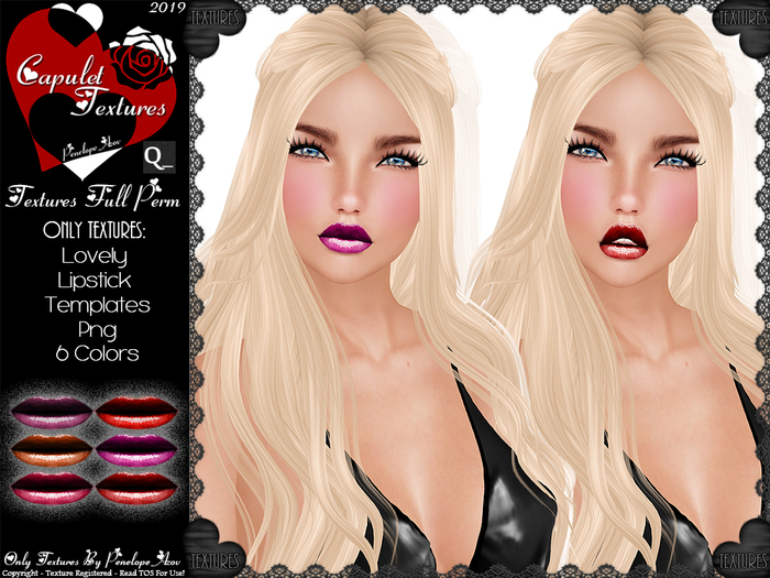 *Capulet Textures_Q_Lovely Lipstick Templates