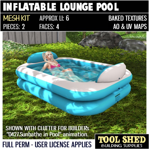 Tool Shed - Inflatable Lounge Pool Kit