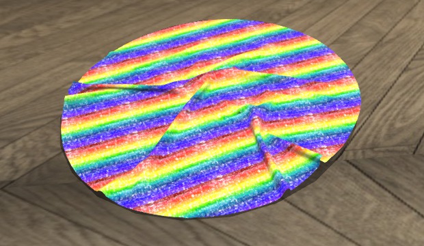HHVET Victoriana -Shimmer Rainbow Rug w/Resizer