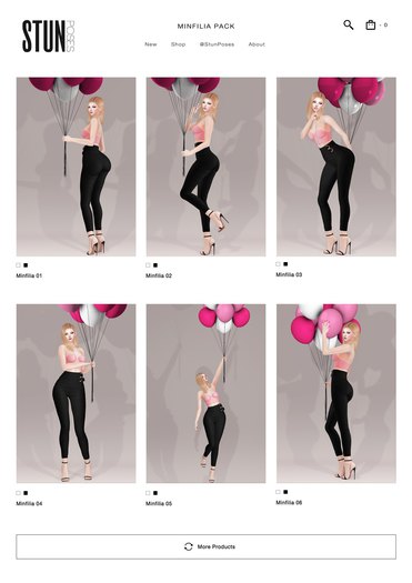 STUN - Pose Pack Collection Bento 'Minfilia' #74