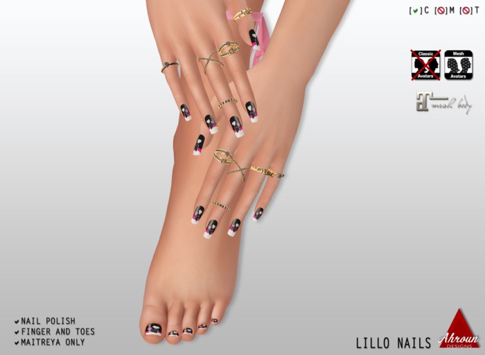[Ahroun Designs] Lillo Nails (Add)