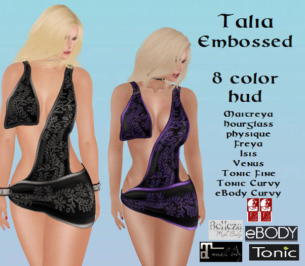 *MM* Talia Dress - Embossed