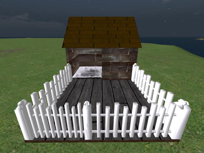DogHouse With Sculptie Fencing