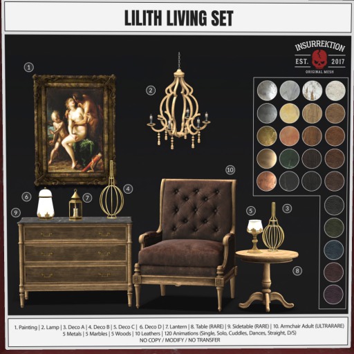 [IK] Lilith Living Set - 05. Deco C - COMMON