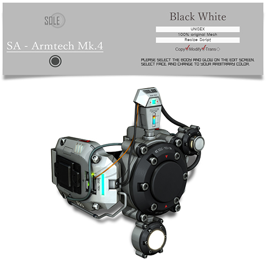 :::SOLE::: SA - Armtech Mk.4 (White Black)