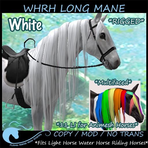 ~FHHS~ WHRH Long Mane- White