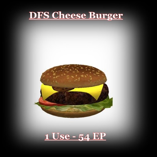 DFS TEXTURE - DFS Cheese Burger