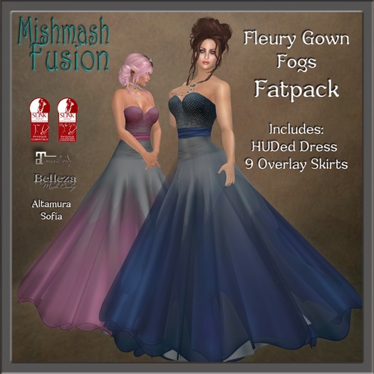 ~*MF*~ Fleury Gown - Fogs Fatpack