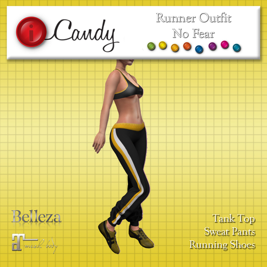 iCandy - Runner Outfit - No Fear