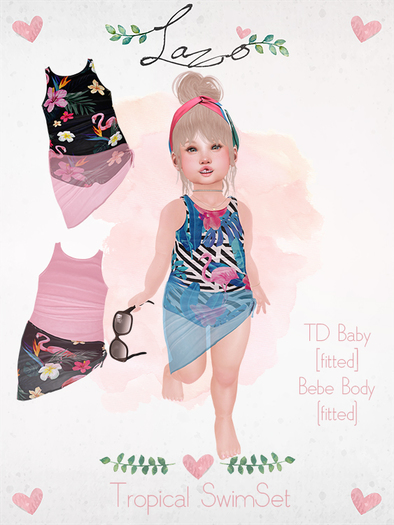 ~Lazo - Tropical SwimSet - FATPACK