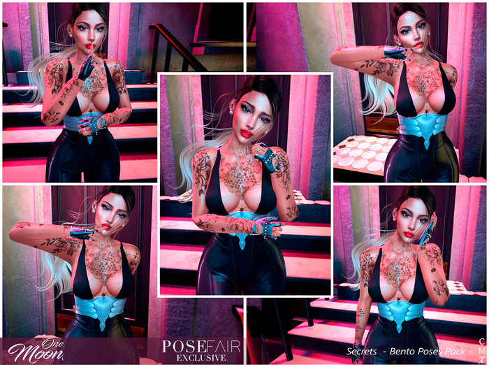 .::One Moon::. Secrets Bento Poses Pack