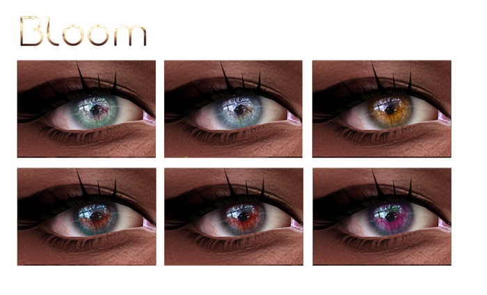 BLOOM - Eyes DRAW Collection MESH-EYES/LELUTKA/CATWA Applier