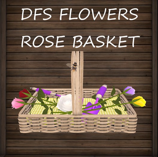 DFS Flowers - Rose Basket 9