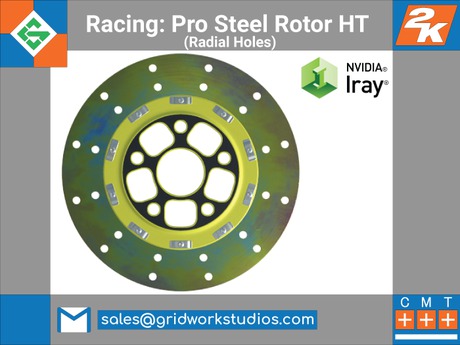 Second Life Marketplace - Racing: Rotor Steel HT (Radial Holes)