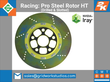 Second Life Marketplace - Racing: Rotor Steel HT (Drilled & Slotted)