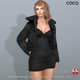 *COCO*_TexturedFauxFurJacket_Black