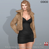*COCO*_TexturedFauxFurJacket_CamelBeige