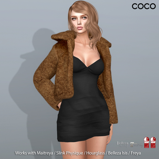 *COCO*_TexturedFauxFurJacket_Copper