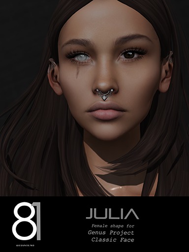 ~~ 81 Shape ~~ Julia GENUS Project  Classic Face