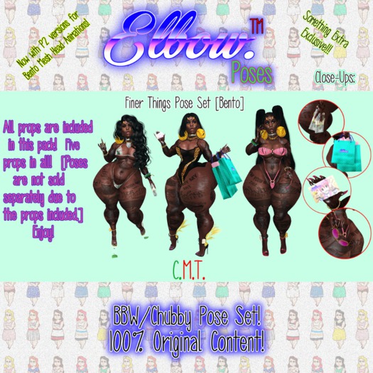 eLbow // Finer Things BBW Pose Set [Bento][Add me!]