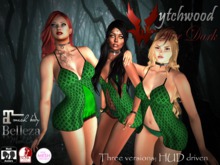 W-AD Panel Mini Dress Green