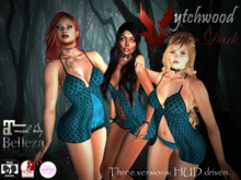 W-AD Panel Mini Dress Teal