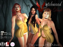 W-AD Panel Mini Dress Yellow