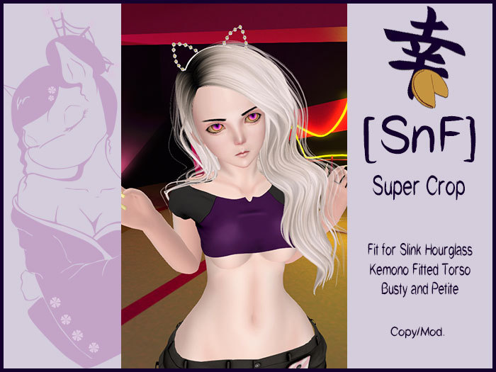 [SnF] Super Crop Purple Hourglass and Kem FT Sizes