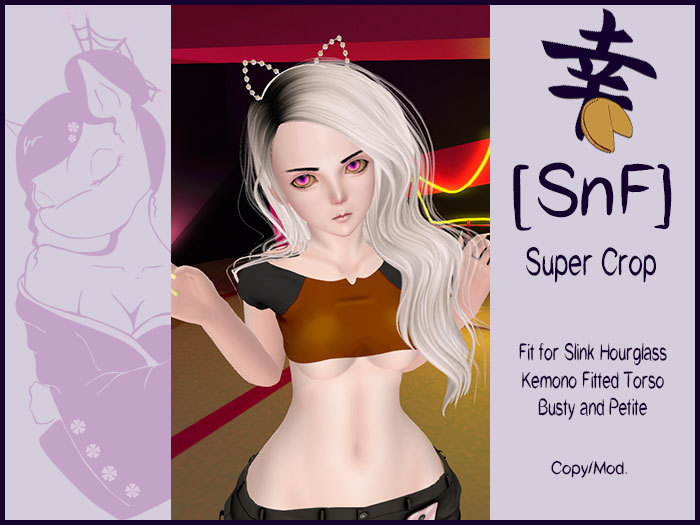 [SnF] Super Crop Burnt Orange Hourglass and Kem FT Sizes