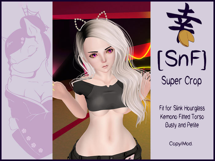 [SnF] Super Crop Grey Hourglass and Kem FT Sizes