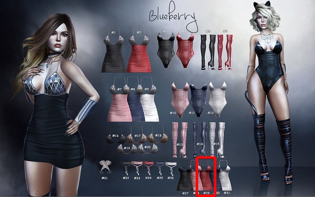 #29 Blueberry - Energy - COMMON - Solid Dress - Red *M*