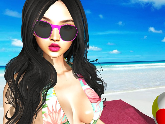 Summer Fun Hot Pink Shades - Mirror Mirror