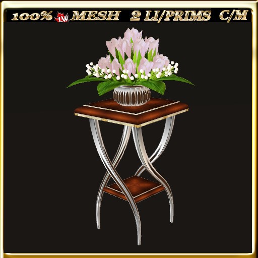 LW_ Mesh Rose Buds on Flower Stand 3