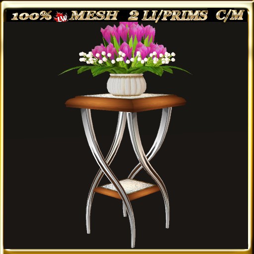 LW_ Mesh Rose Buds on Flower Stand 4