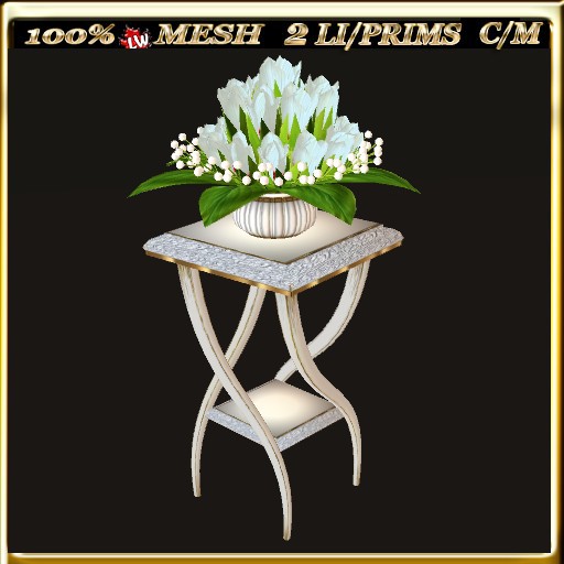 LW_ Mesh Rose Buds on Flower Stand 6