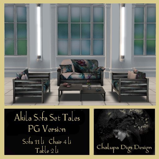 Akila Sofa Set  Pg Tales