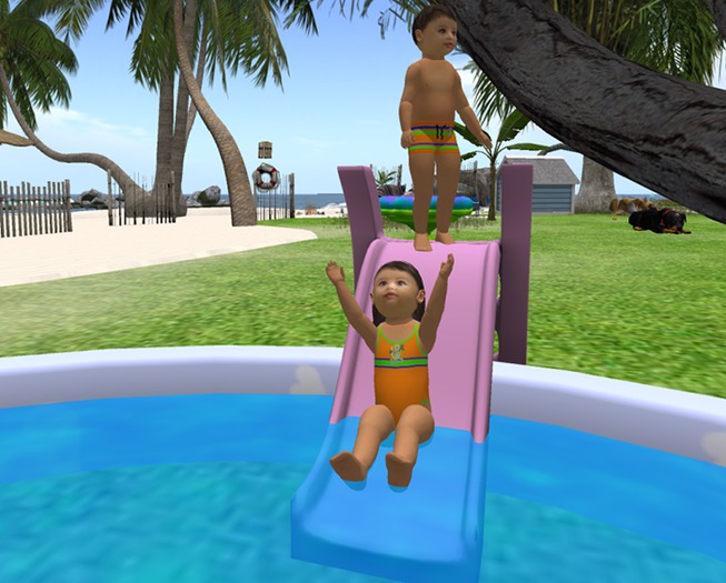 Maillot 1 piece orange bag