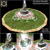 GD MESH SQUARE FOUNTAIN WOMAN