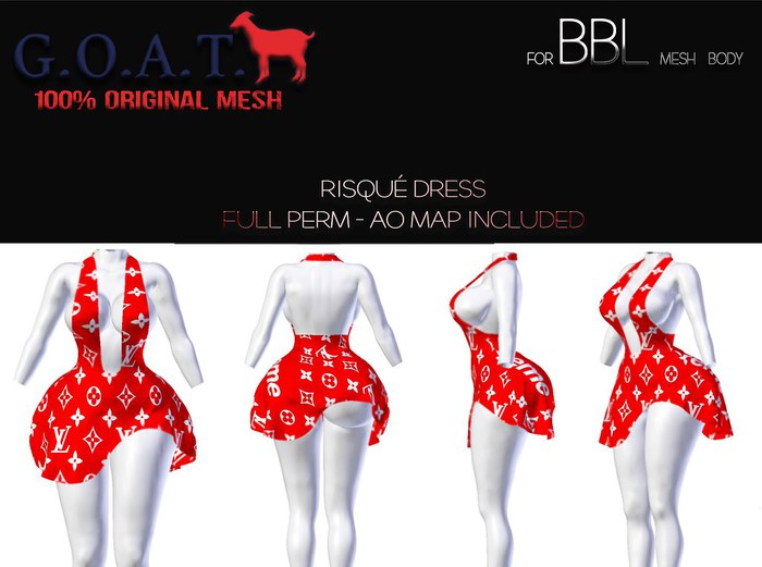 G.O.A.T. BBL RISQUE DRESS FULL PERM DEMO