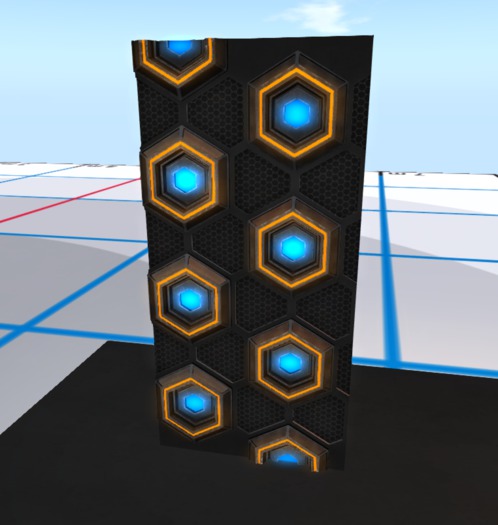 SCI-FI Roundel wall section