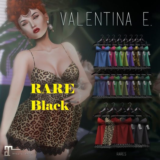 Valentina E. Lana Negilgee Black RARE