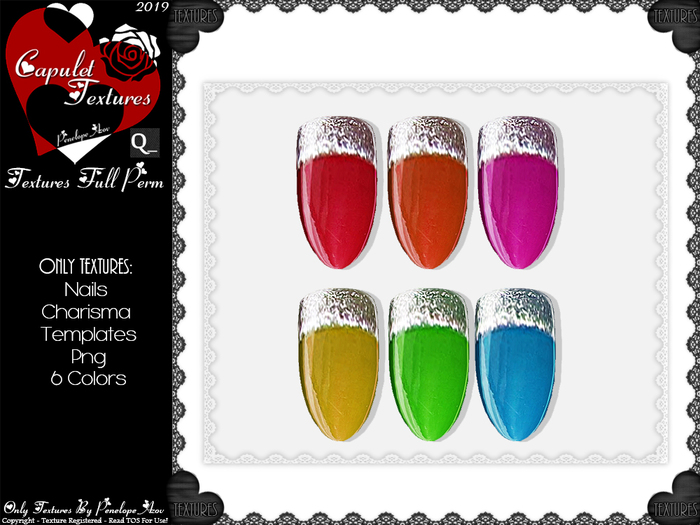 *Capulet Textures_Q_Nails Charisma Templates