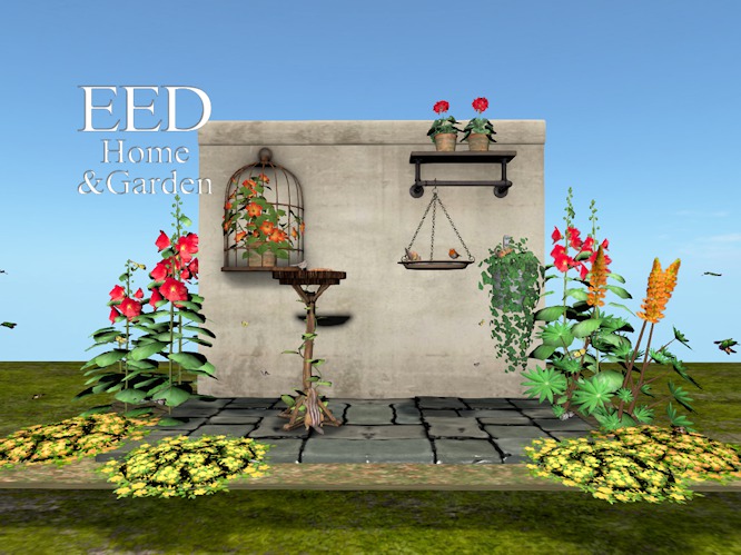 PATIO w BIRDS&PLANTS c