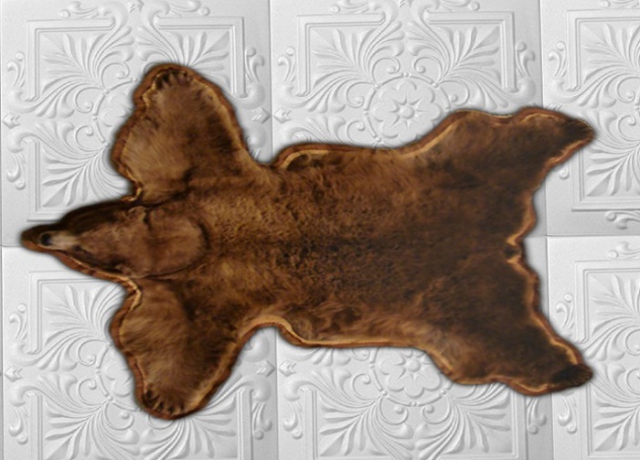 Rug Brown Bear