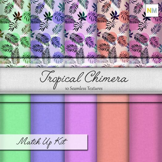 Tropical Chimera Matchup Kit 10 Seamless Textures NM