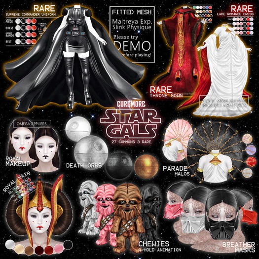 Curemore / Star Gals / Parade Halo - ROSE